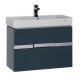 Тумба под раковину Aquanet Виго 80 00183364, цвет сине-серый