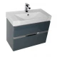 Тумба под раковину Aquanet Виго 80 00183364, цвет сине-серый