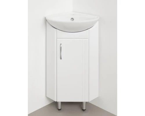 Тумба под раковину Style Line Эко Стандарт Веер 30 ЛС-00000092, 30 см, угловая, напольная, белая