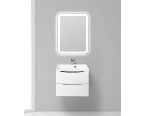 Тумба под раковину BelBagno Marino MARINO-600-2C-SO-BL-P, 60 х 45 х 55 см, Bianco Lucido - белый глянец