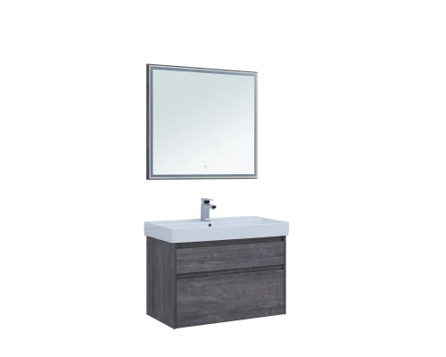 Тумба под раковину Aquanet Nova Lite 90, 2 ящика, дуб рошелье (242267)