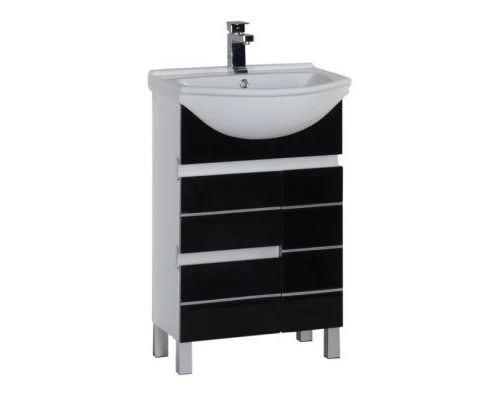 Тумба под раковину Aquanet Доминика 60 00171684, цвет фасада белый