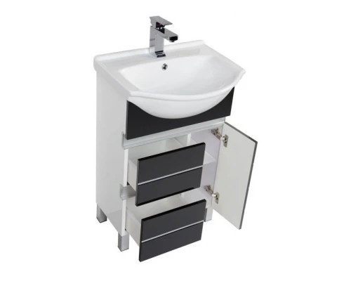 Тумба под раковину Aquanet Доминика 60 00171684, цвет фасада белый