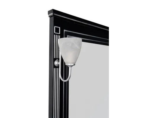 Тумба под раковину Aquanet Паола 90 00181762, цвет белый патина-серебро