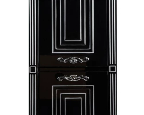 Тумба под раковину Aquanet Паола 90 00181762, цвет белый патина-серебро