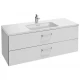 Тумба под раковину Jacob Delafon Vox 120 см, EB2071-R1-N18, цвет - белый блестящий