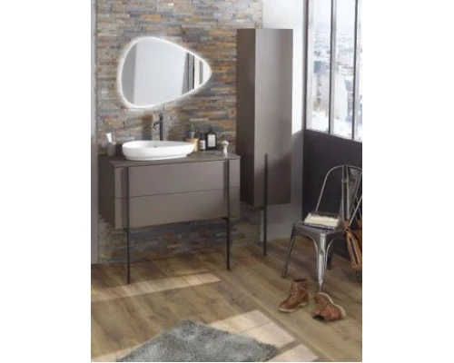 Тумба под раковину Jacob Delafon Nouvelle Vague 100 см, EB3040-NR2, цвет - коричневая кожа