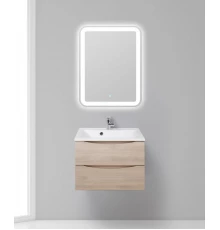 Тумба под раковину BelBagno Marino MARINO-650-2C-SO-RG-P, 65 х 45 х 55 см, Rovere Grigio - светлое дерево