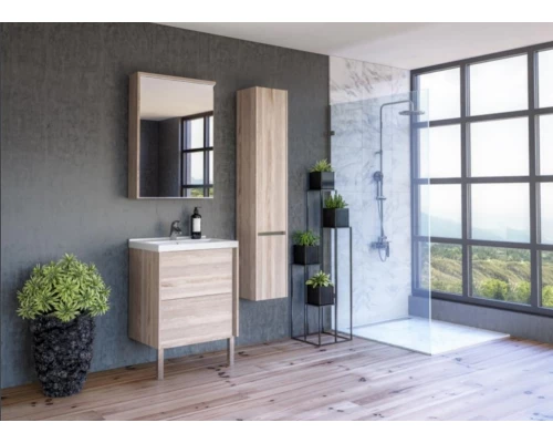 Пенал Акватон Стоун 1A228403SX850 30 см подвесной, сосна арлингтон