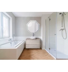 Зеркало с встроенным светильником и сенсорным выключателем BelBagno SPC-OTT-800-800-LED-TCH, 12W, 220-240V, 800x30x800