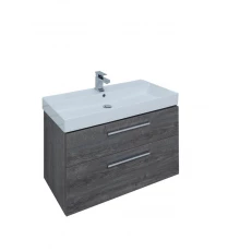 Тумба под раковину Aquanet Nova Lite 90, 2 ящика, дуб рошелье (242277)