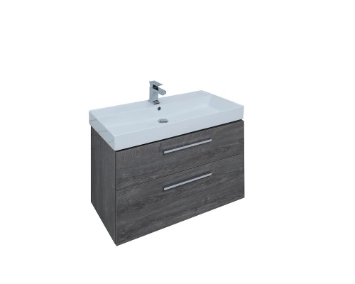 Тумба под раковину Aquanet Nova Lite 90, 2 ящика, дуб рошелье (242277)