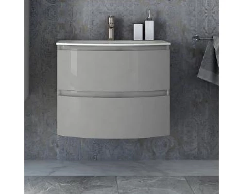 Тумба под раковину Cezares Vague 54854 69 см подвесная, цвет grigio lucido