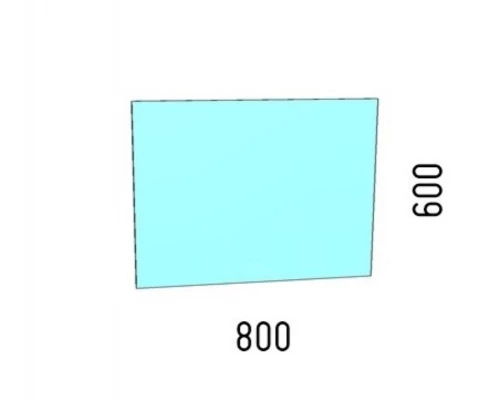 Зеркало Corozo Фоссо с LED-подсветкой, сенсор, 80 х 60 см, подвесное, SD-00001188