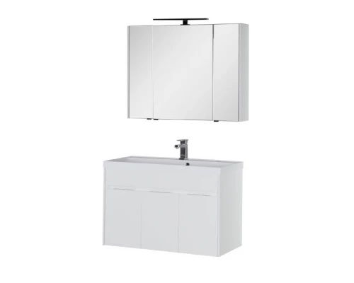 Тумба под раковину Aquanet Латина 100 00179637, цвет фасада белый