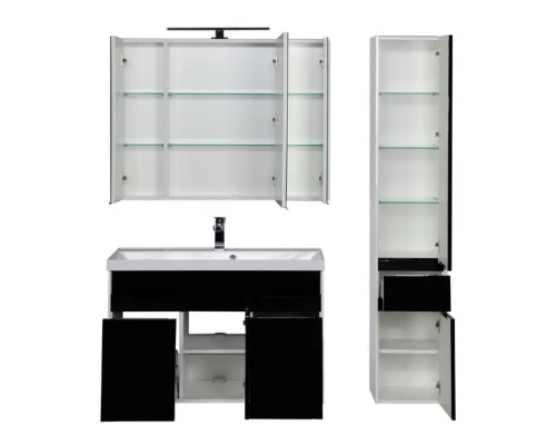 Тумба под раковину Aquanet Латина 100 00179637, цвет фасада белый