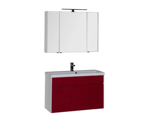 Тумба под раковину Aquanet Латина 100 00179637, цвет фасада белый