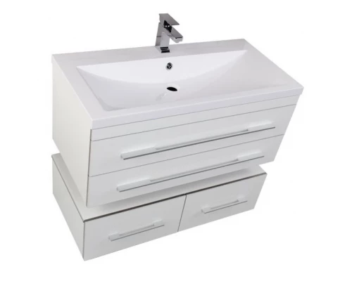 Тумба под раковину Aquanet Верона 90 подвесная 00172335, цвет белый