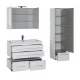 Тумба под раковину Aquanet Верона 90 подвесная 00172335, цвет белый