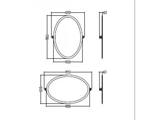 Зеркало Devon&Devon Beauty DEBEAUTYCR, хром