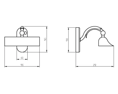 Светильник Migliore Mirella 17191 - бронза