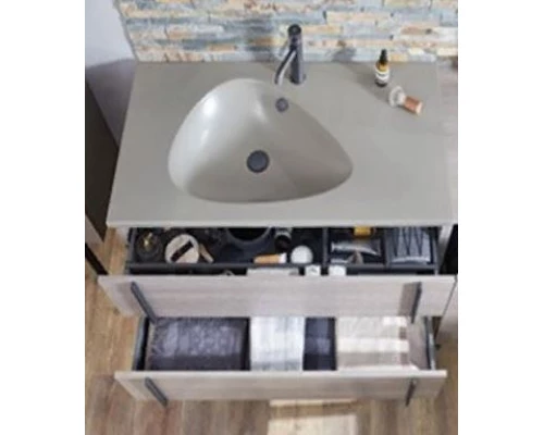 Тумба под раковину Jacob Delafon Nouvelle Vague 80 см, EB3030-E16, цвет - ореховое дерево