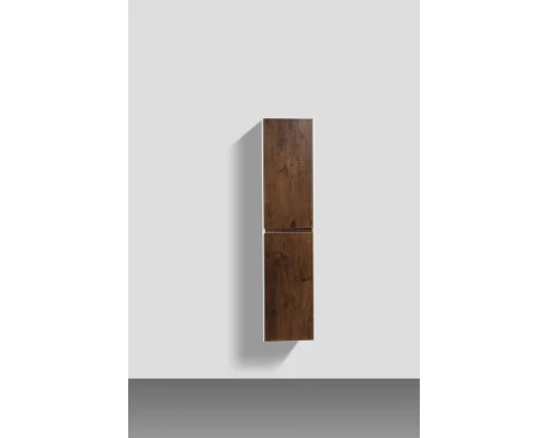 Шкаф-пенал подвесной BelBagno Pietra PIETRA-1500-2A-SC-PL, 35 см, цвет темное дерево (polissandro)