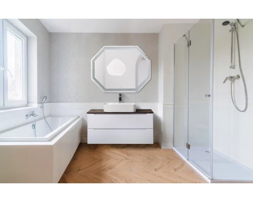 Зеркало с встроенным светильником и сенсорным выключателем BelBagno SPC-OTT-1000-800-LED-TCH, 12W, 220-240V, 1000x30x800