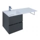 Тумба под раковину Aquanet Алвита 48 00243662, цвет серый антрацит