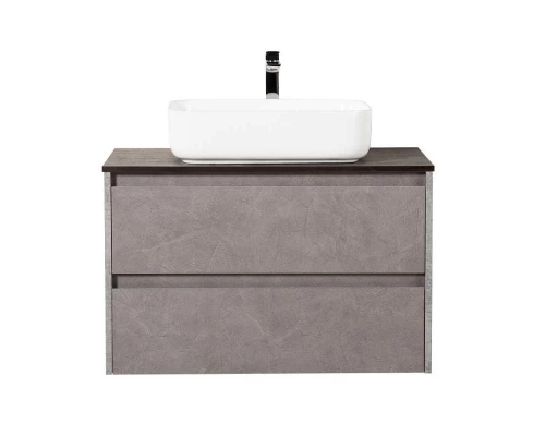 Тумба под раковину BelBagno Kraft KRAFT-900-2C-SO-CG 90 см, подвесная, цвет цемент серый (cemento grigio)