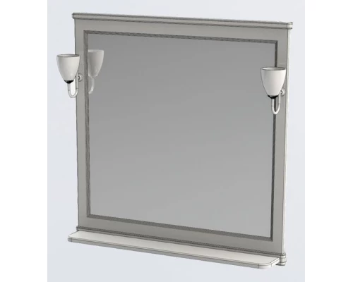 Зеркало Aquanet Валенса 100 00180290, цвет белый матовый