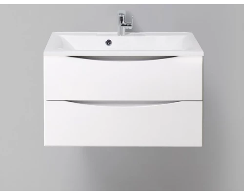 Тумба под раковину BelBagno Marino MARINO-800-2C-SO-BL-P, 80 х 45 х 55 см, Bianco Lucido - белый глянец