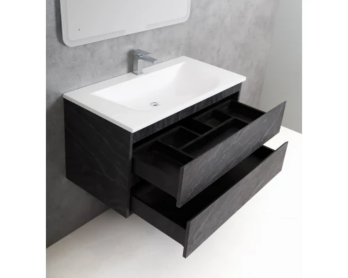 Тумба под раковину Cezares Molveno MOLVENO-100-2C-SO-ANTR подвесная