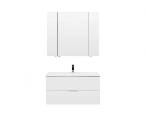 Зеркало-шкаф Aquanet Алвита 100 235344, корпус белый