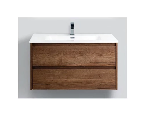 База под раковину BelBagno KRAFT 39-800/390-2C-SO-RT 80 cм подвесная с 2 ящиками, Rovere Tabacco