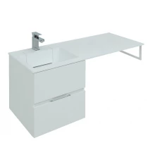 Тумба под раковину Aquanet Алвита 48 00243660, цвет белый