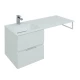 Тумба под раковину Aquanet Алвита 48 00243660, цвет белый