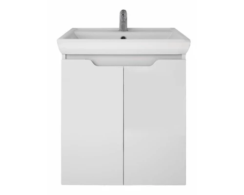 Тумба под раковину Dreja Q Plus (D) 60, белый глянец, 99.1004