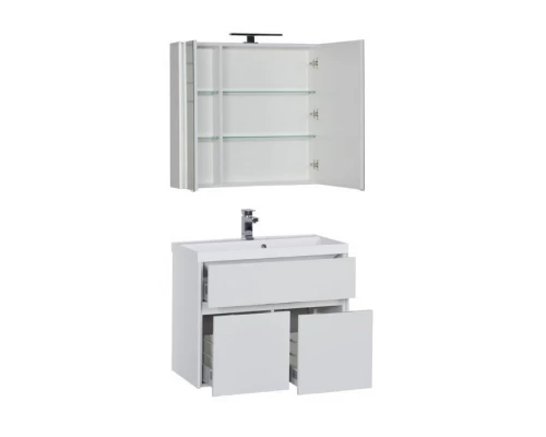 Тумба под раковину Aquanet Латина 80 00179638, цвет фасада белый