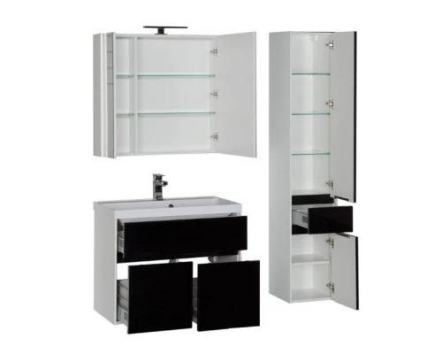 Тумба под раковину Aquanet Латина 80 00179638, цвет фасада белый