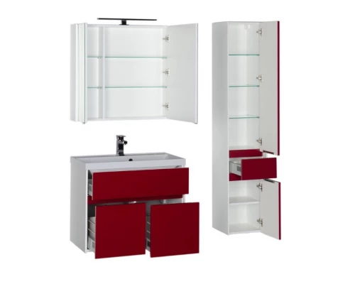 Тумба под раковину Aquanet Латина 80 00179638, цвет фасада белый