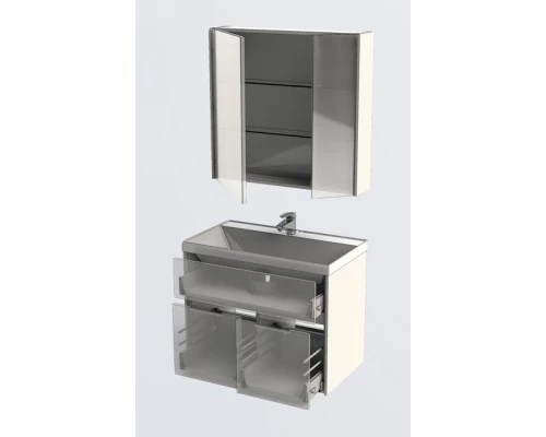 Тумба под раковину Aquanet Латина 80 00179638, цвет фасада белый