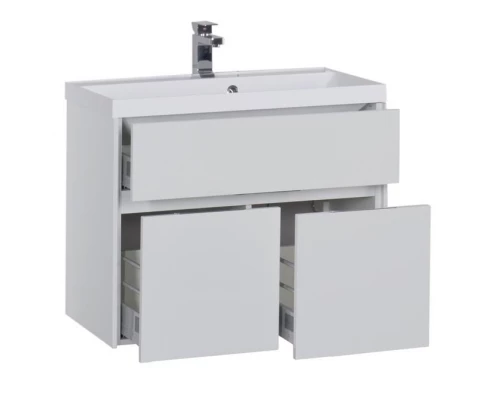 Тумба под раковину Aquanet Латина 80 00179638, цвет фасада белый