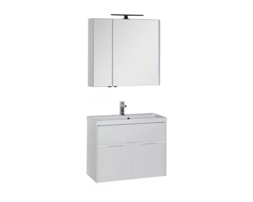 Тумба под раковину Aquanet Латина 80 00179638, цвет фасада белый