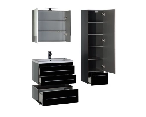 Тумба под раковину Aquanet Верона 75 подвесная 00176669, цвет белый