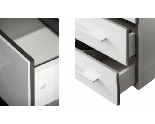 Тумба под раковину Aquanet Верона 75 подвесная 00176669, цвет белый