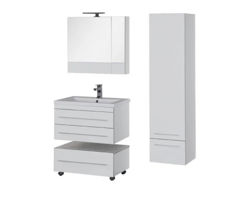 Тумба под раковину Aquanet Верона 75 подвесная 00176669, цвет белый