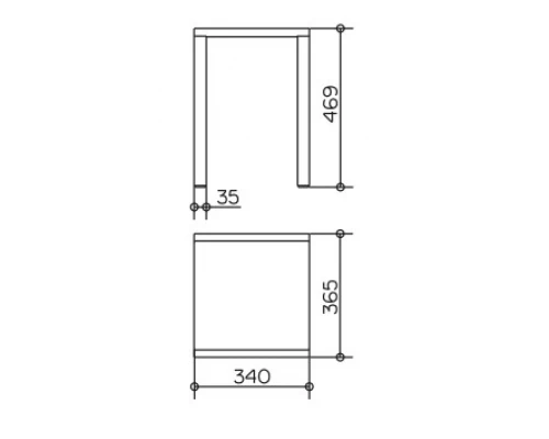 Табурет для ванной Keuco Plan 14982 010037, темно-серый