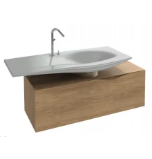 Тумба под раковину Jacob Delafon Stillness 120 см, EB2001-P7, подвесная, цвет - темный дуб