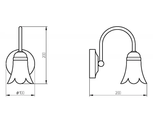 Светильник Migliore Mirella 17256 - хром